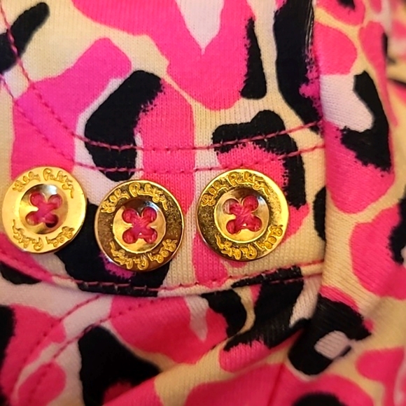 LILLY PULITZER pink cheetah dress - Picture 3 of 7